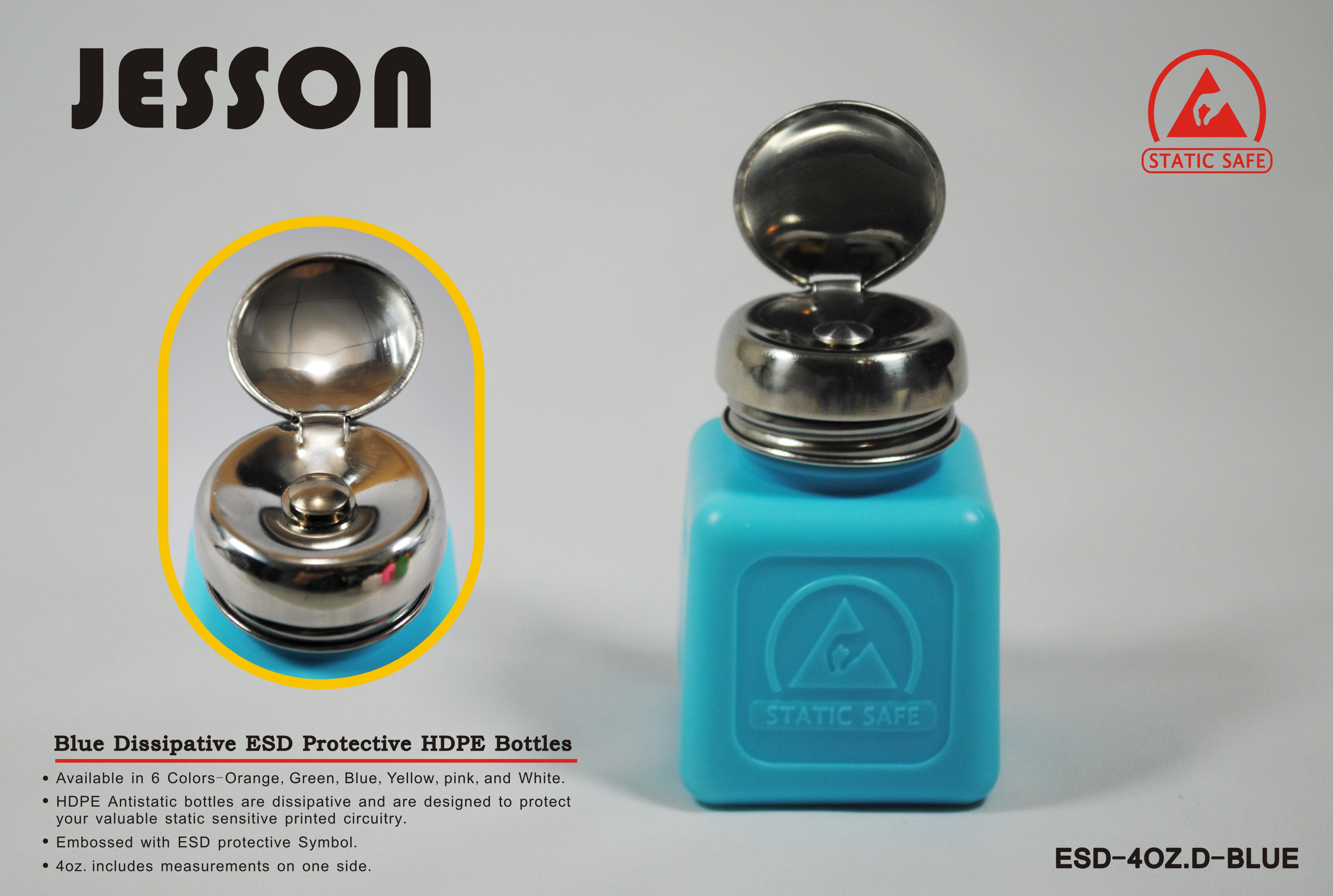 防静电酒精瓶ESD4OZ